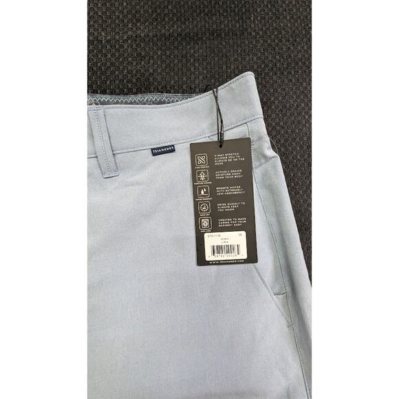 7 Diamonds Performance Shorts Mens 38 Navy Blue Dynamic Stretch Golf Casual - Picture 6 of 6